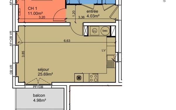 Appartement à vendre    2 pièces •  Le Crotoy