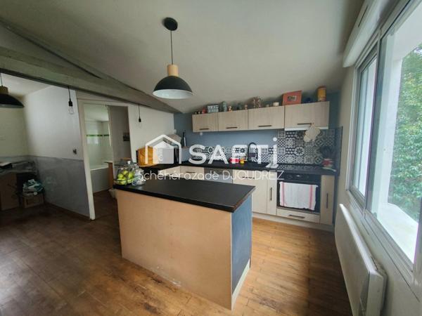 MAISON SUR SOUS-SOL DE 63M² - 3 PIECES - TERRAIN