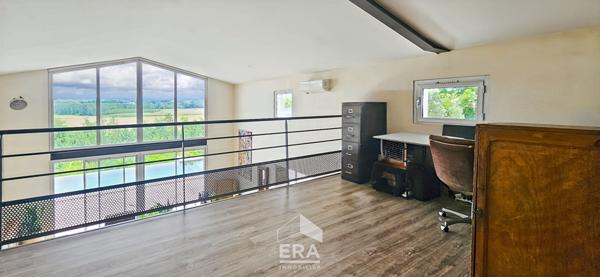 Proche LANGON - ST PARDON DE CONQUES - Belle propriété avec vue , deux maisons, garage, piscine, parcelle de 6000m²