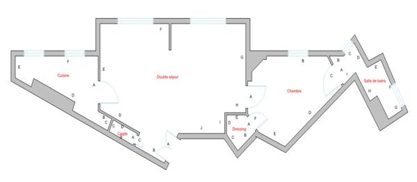 Appartement · Vente Paris (75015) 2 pièces · 57m²
