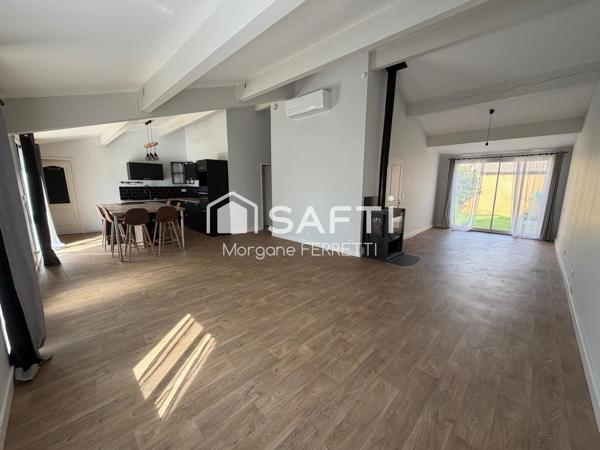 MAISON PLAIN PIED 140 M² - GARAGE - PISCINE - TERRAIN 424 M²