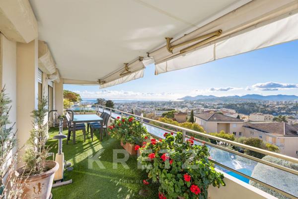 Magnifique appartement 3 pièces – Vue mer panoramique & terrasse de 70 m² comme un jardin privé