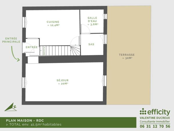 Maison
         5 pièces
        - 87 m² Exclusivité 113 000 € *