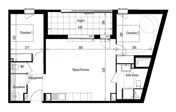 Appartement de 69 m²