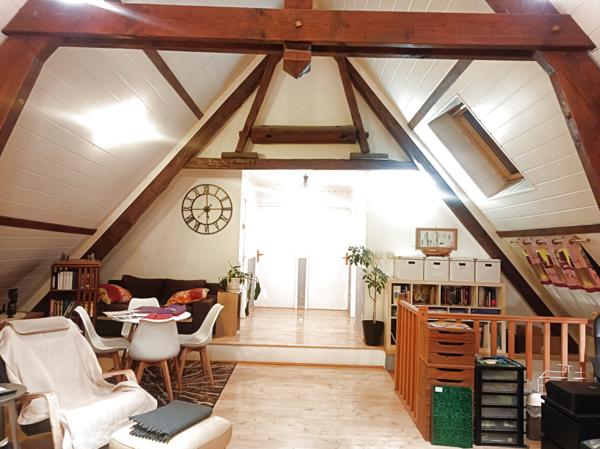 Monestier-de-Clermont (38650) Grand appartement duplex T6 de 160 m² avec atelier.