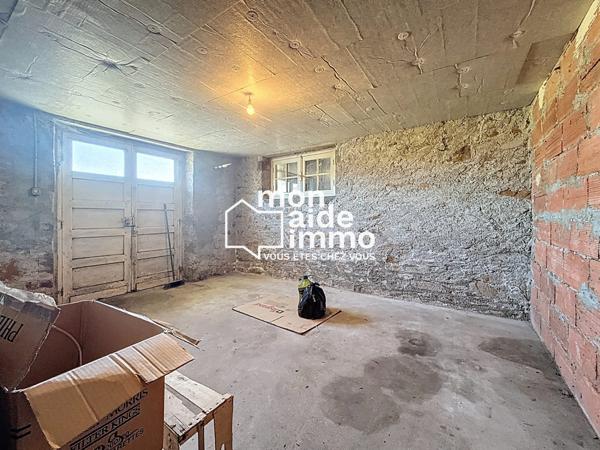 Maison sur sous-sol et terrain