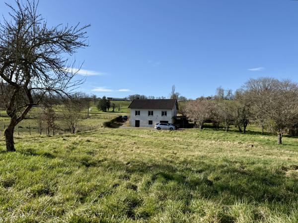 Maison sur sous-sol et terrain