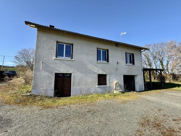 Maison sur sous-sol et terrain
