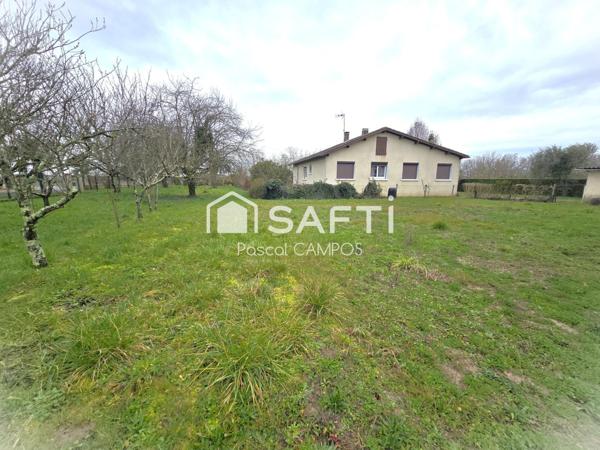 Maison t5 de 106m² sur un grand terrain de 2149m²