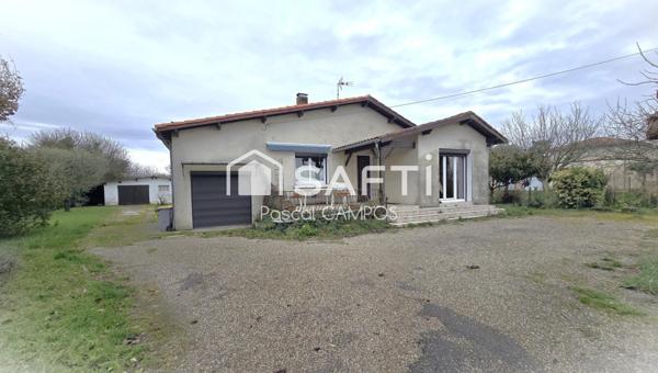 Maison t5 de 106m² sur un grand terrain de 2149m²