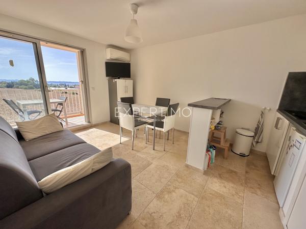 Carqueiranne (83320) Appartement Type 2 rénové avec terrasse et vue mer