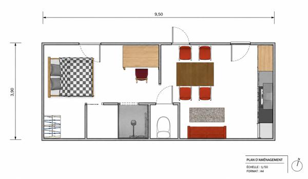 Appartement
         2 pièces
        - 35 m² 185 000 € *