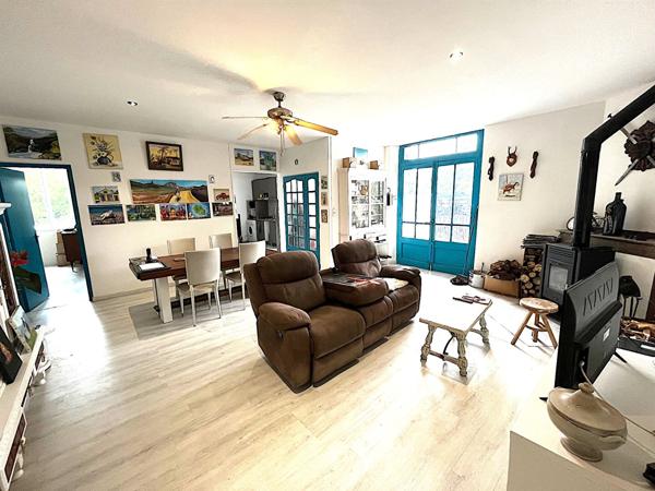 A VENDRE MAISON DE MAITRE/ IMMEUBLE LAVELANET SUR 4500 M2 de terrain