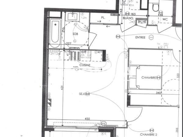 Location Appartement 3 pièces 57.12 m² - 3, RUE DU DOS DE L'ANE - RESIDENCE INTERSTICE Bourgoin Jallieu 38300