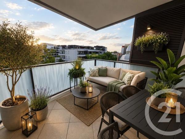 Appartement F3 à vendre  3 pièces - 63,17 m 2   MONTPELLIER  - 34