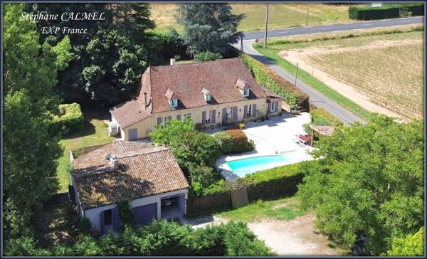 Périgourdine + gîte - 305 m² - Piscine - 7 chambres - Terrain 4070 m²