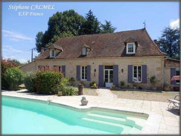 Périgourdine + gîte - 305 m² - Piscine - 7 chambres - Terrain 4070 m²