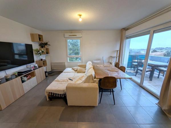 Appartement 48m² à Grabels - Balcon - Parking - Vendu loué