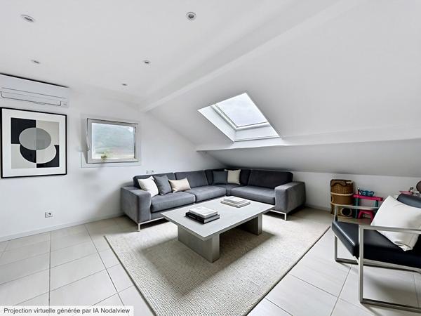 Appartement 3 pièces de 72 m² ( Carrez ) avec jardin privatif Drumettaz Clarafond