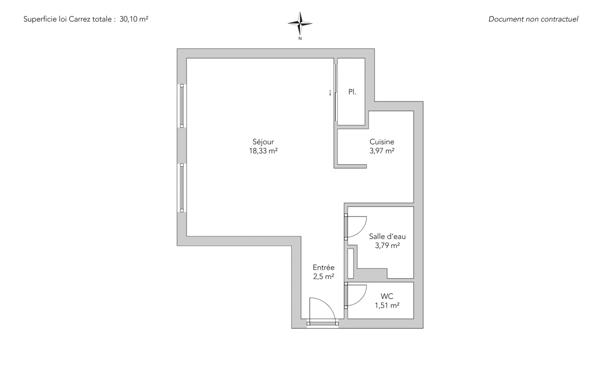 Appartement Paris 9e - CLICHY / LIÈGE