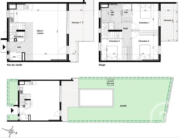 Maison à vendre  4 pièces - 96,20 m 2   CAGNES SUR MER  - 06