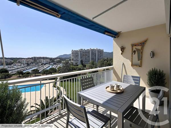 Appartement à vendre  2 pièces - 58,96 m 2   MANDELIEU LA NAPOULE  - 06