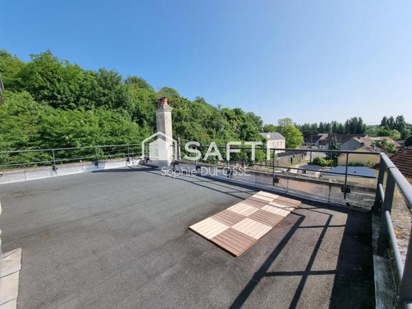 Grand Studio de 31,18 m² loi carrez avec une belle terrasse panoramique de plus de 53 m²