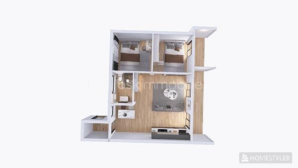 Appartement de 68 m²