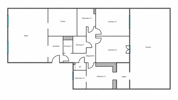 Appartement  de Prestige à Villeneuve Loubet 4 pièce(s) 92 m2