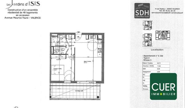 Appartement T2 Valence