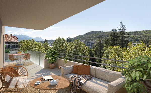 - TRAVAUX EN COURS - Programme immobilier neuf en vente sur plan à GAP 05000 - Du T1 au T5 ...