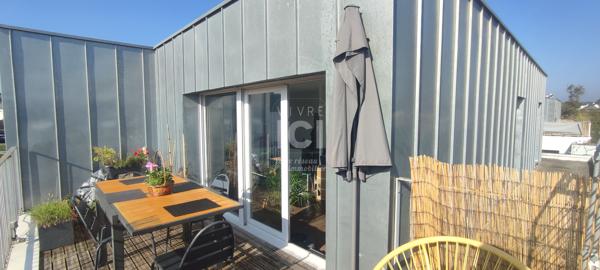 A VENDRE Appartement 77 m² 3 chambres Dernier étage avec ascenseur au coeur d'Orvault-Bourg