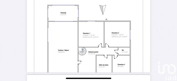 Maison à vendre 5 pièces 97 m² Roquefort-les-Pins