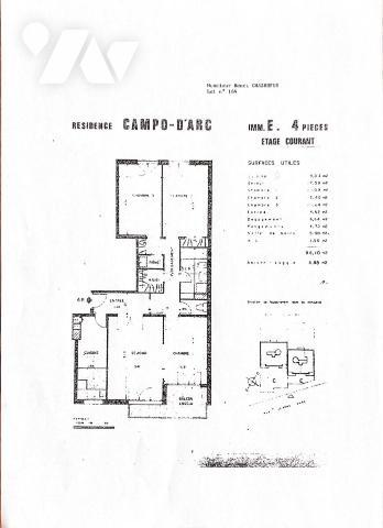 Appartement avec large balcon et vue dégagée