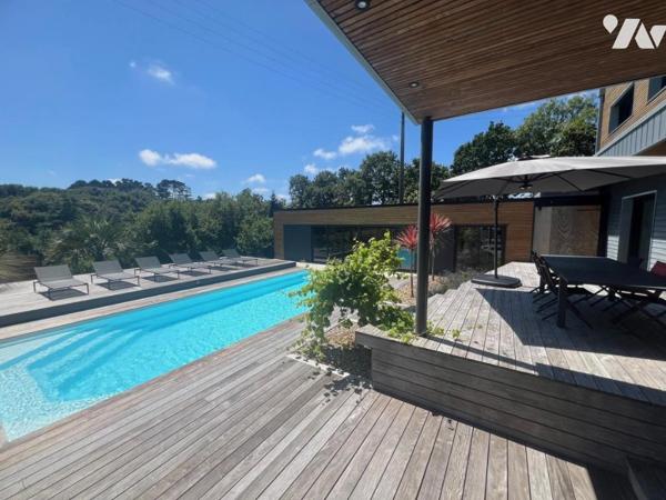 Maison d'architecte avec piscine 