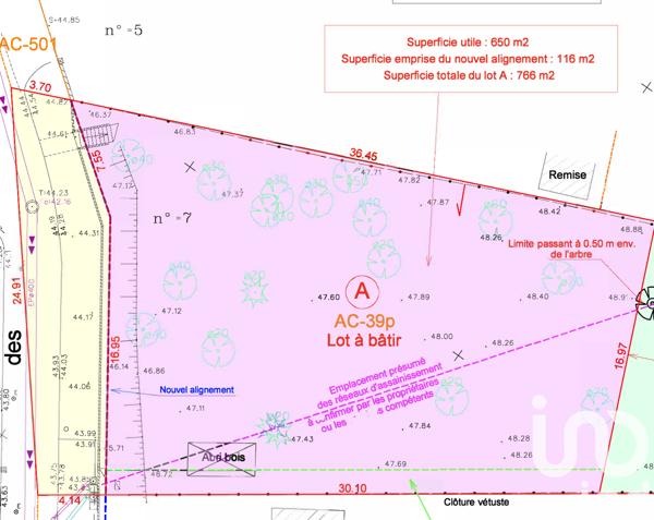 Terrain à vendre 766 m² Chessy