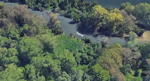 Orival (76500) Terrain de 1000m2 sur l'ile Osier