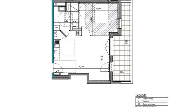 Appartement à vendre    2 pièces • 40,89 m2 La Seyne-sur-Mer