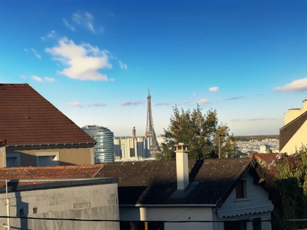 MAISON INDIVIDUELLE - 3 PIECES - CLAMART- LIMITE -ISSY-LES-MOULINEAUX - VUE TOUR EIFFEL - TERRASSE - JARDIN