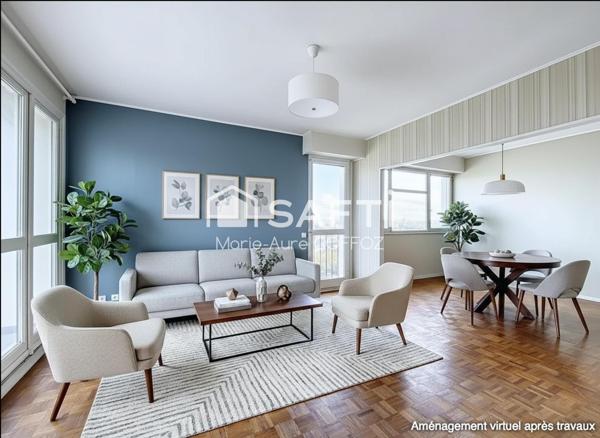 Le Bouscat – Dernier étage avec vue dégagée, à deux pas du tram D et du parc de la Chêneraie !