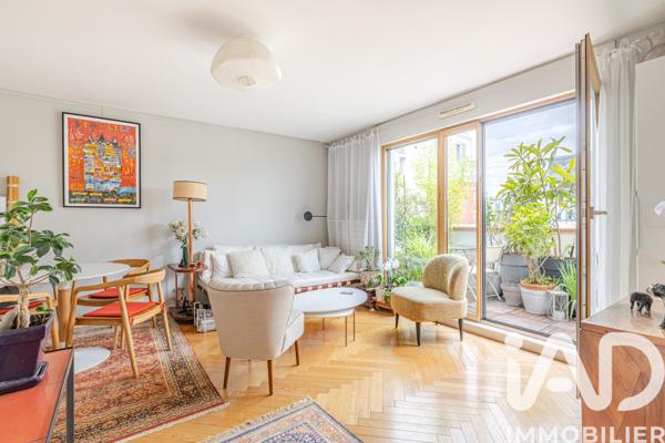 Appartement à vendre 3 pièces 66,22 m² Boulogne-Billancourt