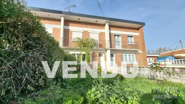 3 chambres, jardin, garage en Secteur calme. Beuvry (62660)