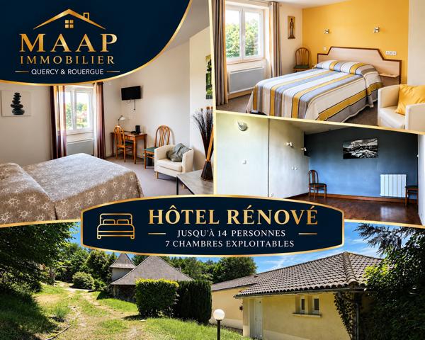 ENSEMBLE IMMOBILIER – ANCIEN HÔTEL, RESTAURANT & HABITATION PRIVATIVE