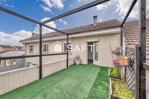 Maison familiale avec terrasse à 9min du métro