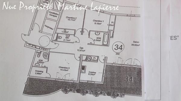 Villa sur le toit tout proche du centre ville et à 7mn de la mer