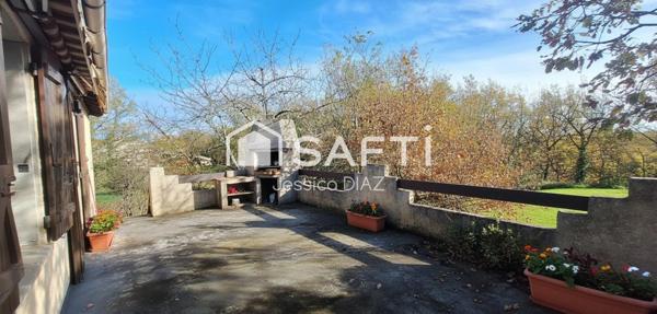 Virac (81640) – Rare : maison de plain-pied avec grand terrain boisé, sans voisin proche
