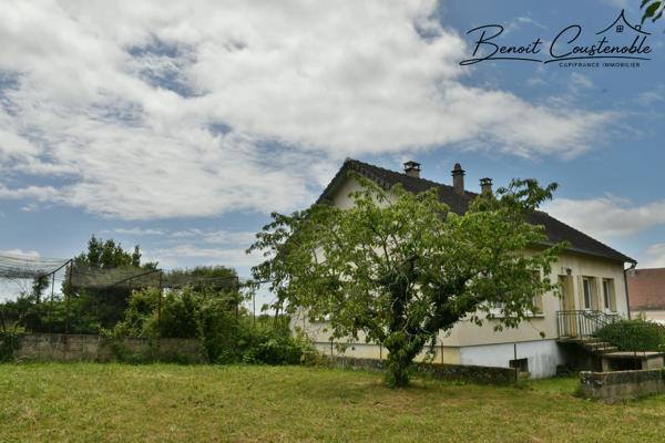 Maison à vendre de 87 m² - 2 chambres - Sous-sol total - Terrain de 1170 m² -  SAINT GEORGES SUR BAULCHE (89)