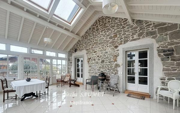 Maison à vendre 7 pièces SCIEZ (74),2 suites, terrain, jardin, terrasse, cave, parkings, familiale,