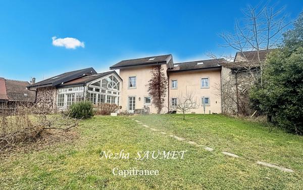 Maison à vendre 7 pièces SCIEZ (74),2 suites, terrain, jardin, terrasse, cave, parkings, familiale,