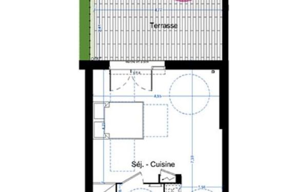 Appartement à vendre    1 pièce •  Narbonne